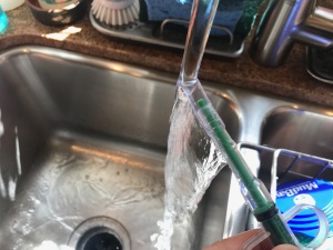 Filling Syringe with Water